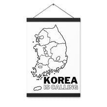Load image into Gallery viewer, Korea Is Calling Poster with hangers
