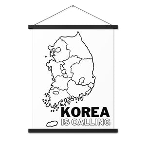 Korea Is Calling Poster with hangers