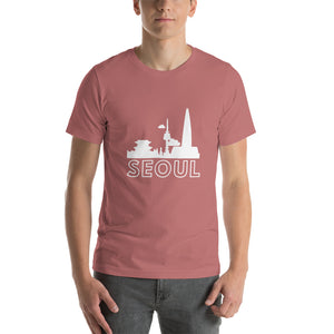 Seoul Cityscape Short-Sleeve Unisex T-Shirt